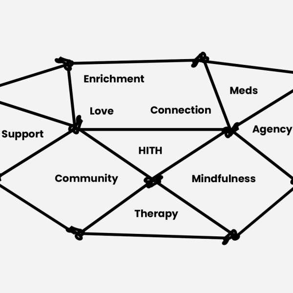 Derived from 'Safety net' drawing by carer