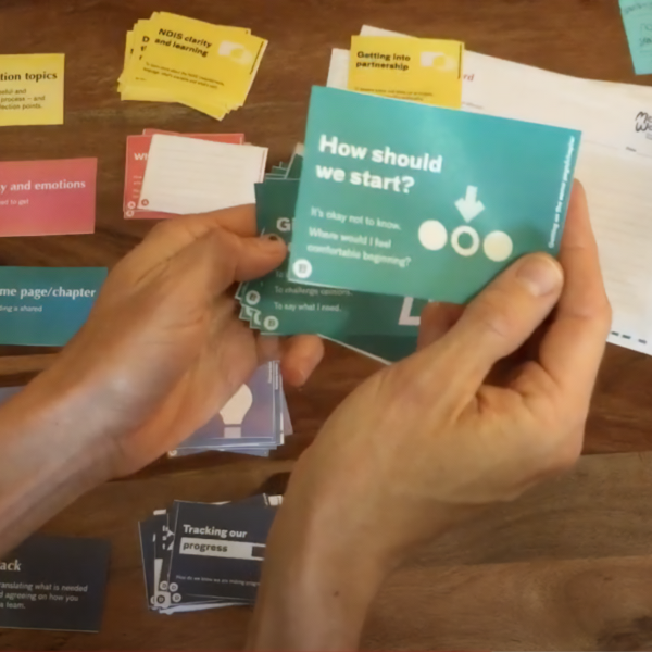 Me Well conversation cards