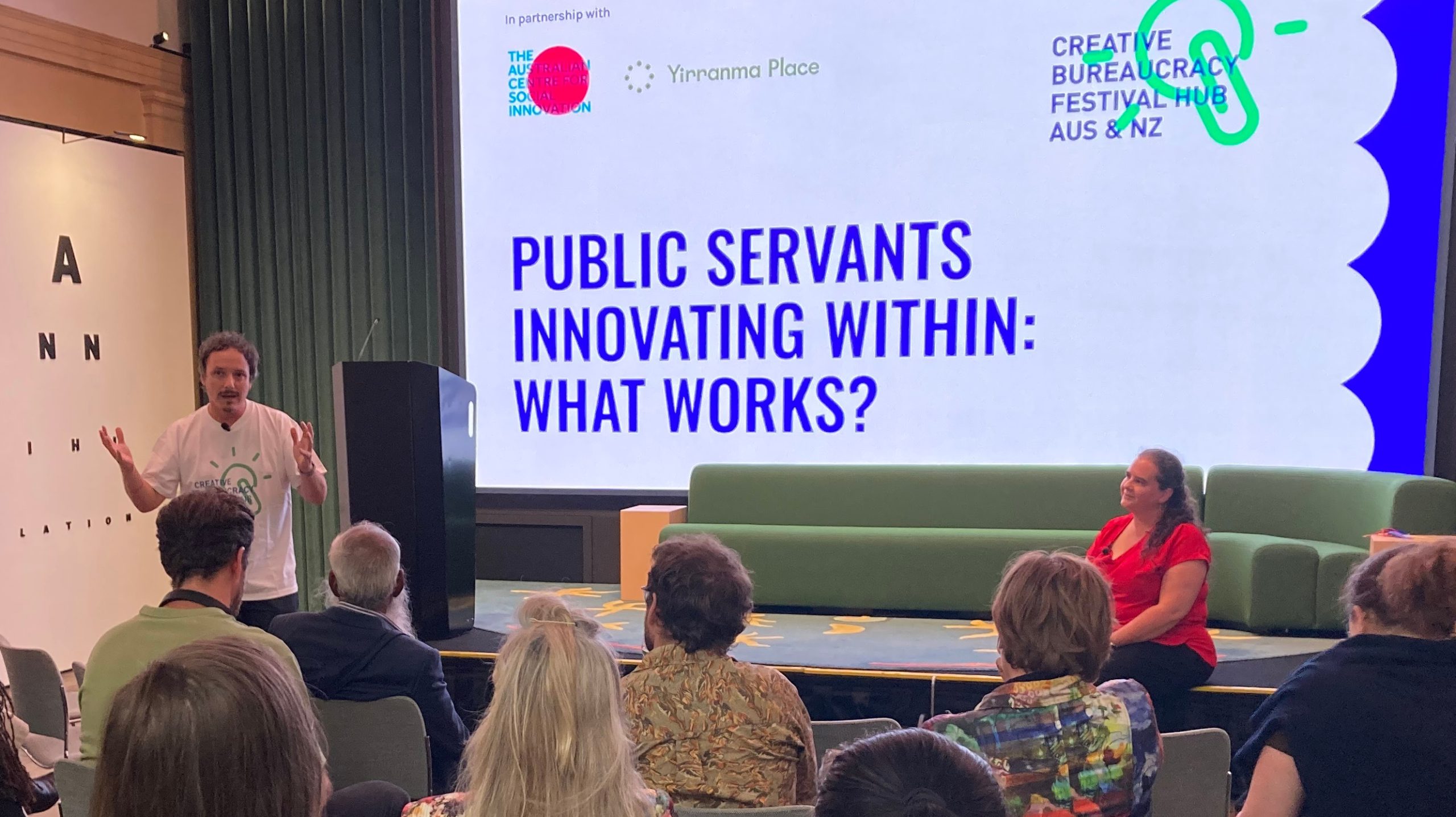 Chris Vantstone Speaking at the event