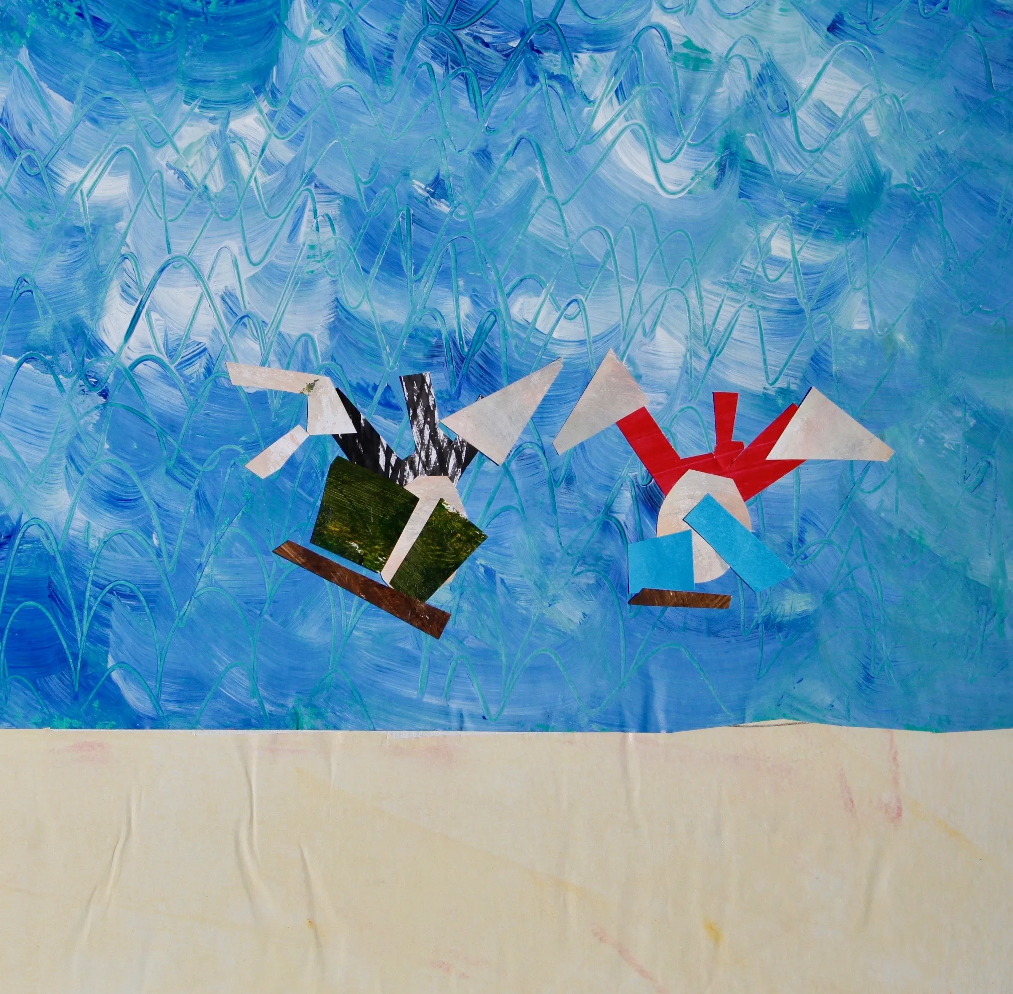 #8 “I’m playing with my friend Sawyer in the ocean. We don’t have legs - they’re in the water. Sawyer is special because he’s my best friend at school and home.” – Hunter