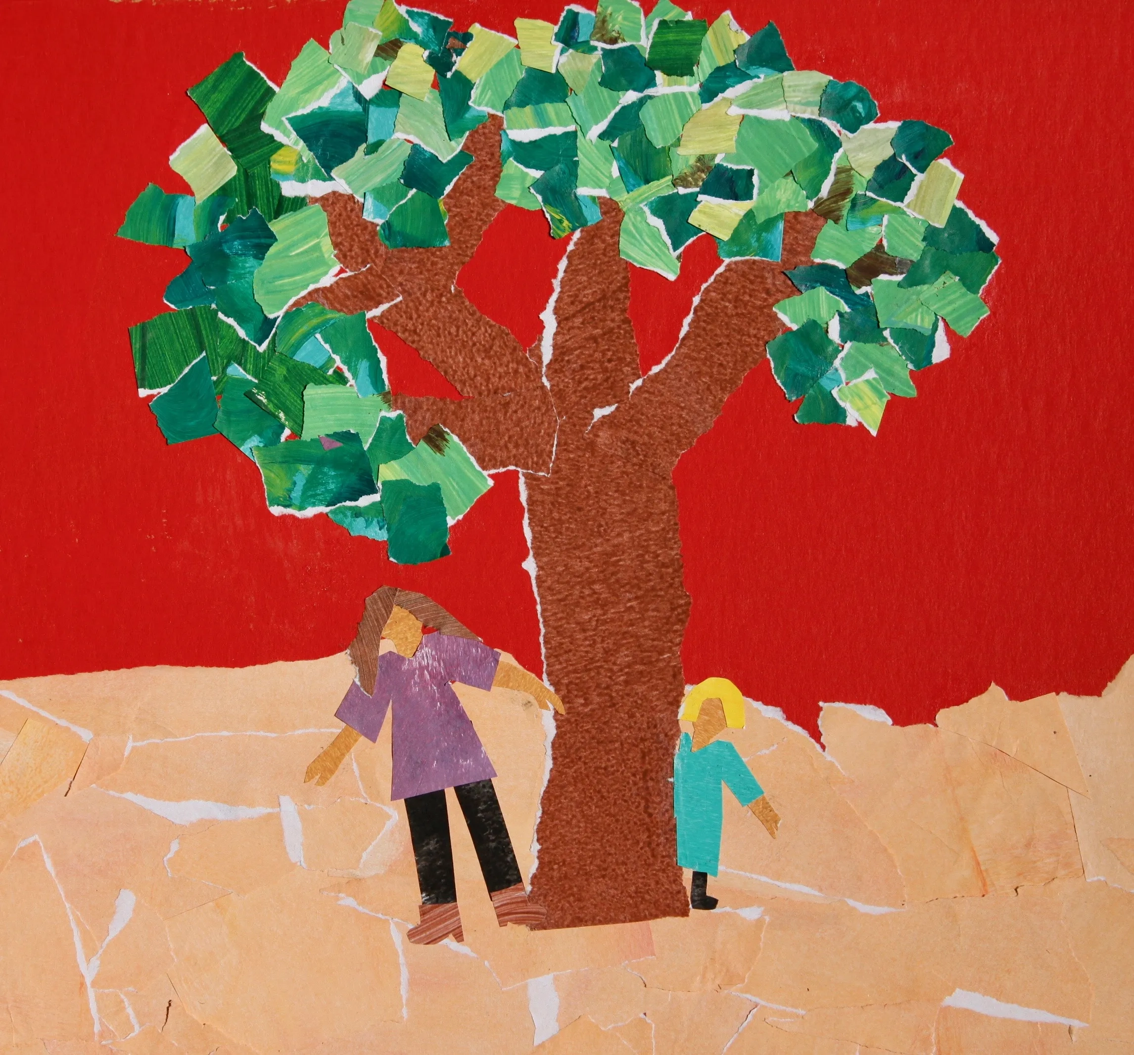 #14 “Spencer is hiding behind the tree, and we’re playing hide and seek together.” – Kate