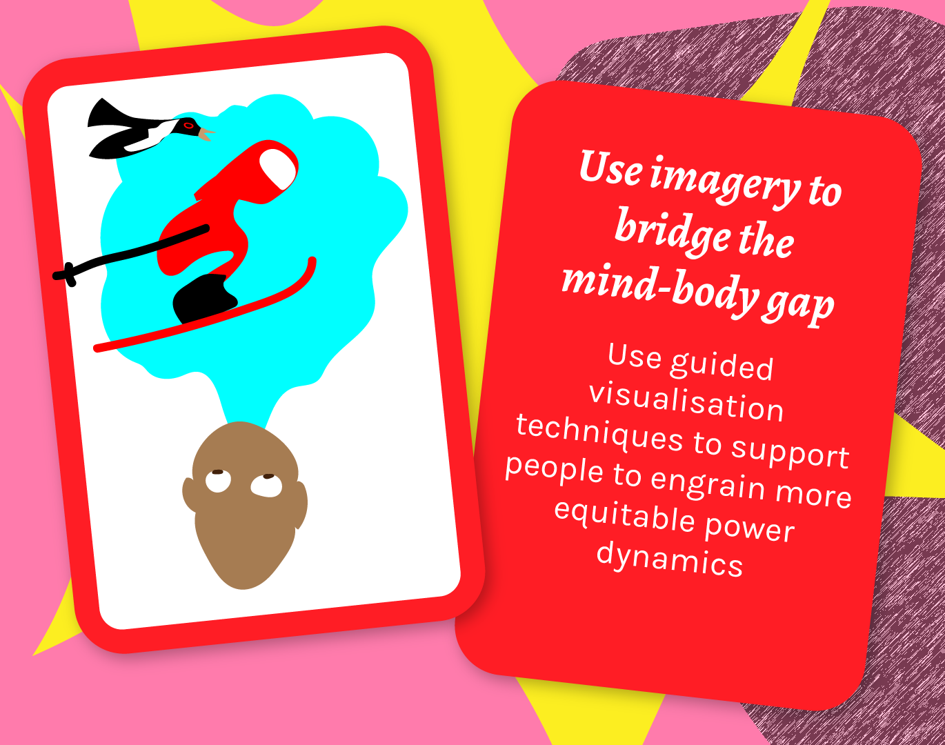 Use imagery to bridge the gap