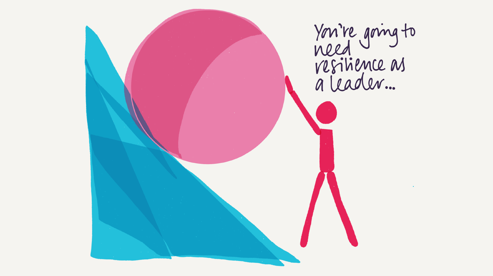 You're going to need resilience as a leader...