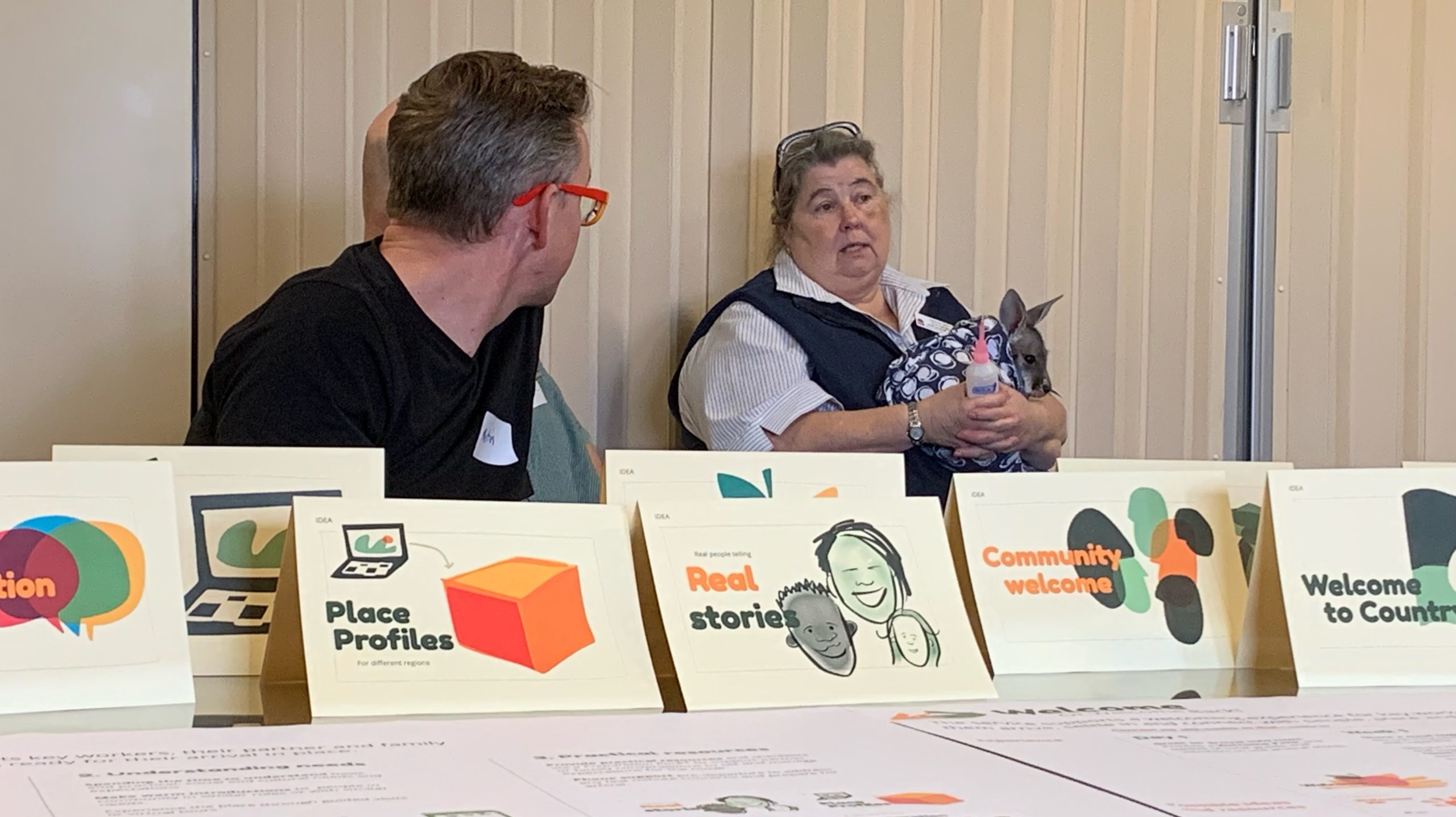 A nursing team (and recently-orphaned younger community member) give feedback on the ideas toolkit and share what works for them.