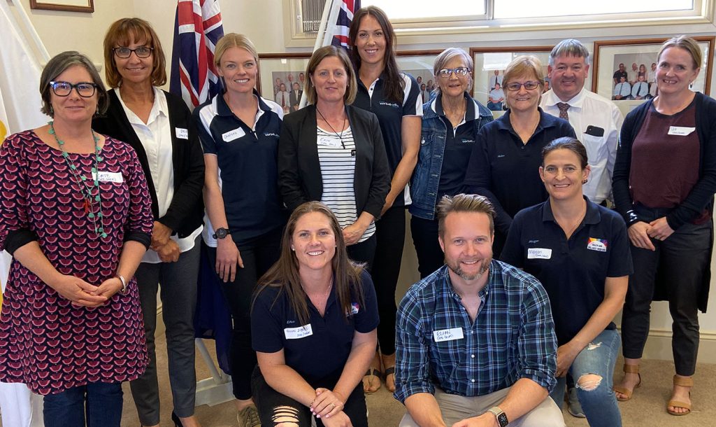 Our town group in Kimba
