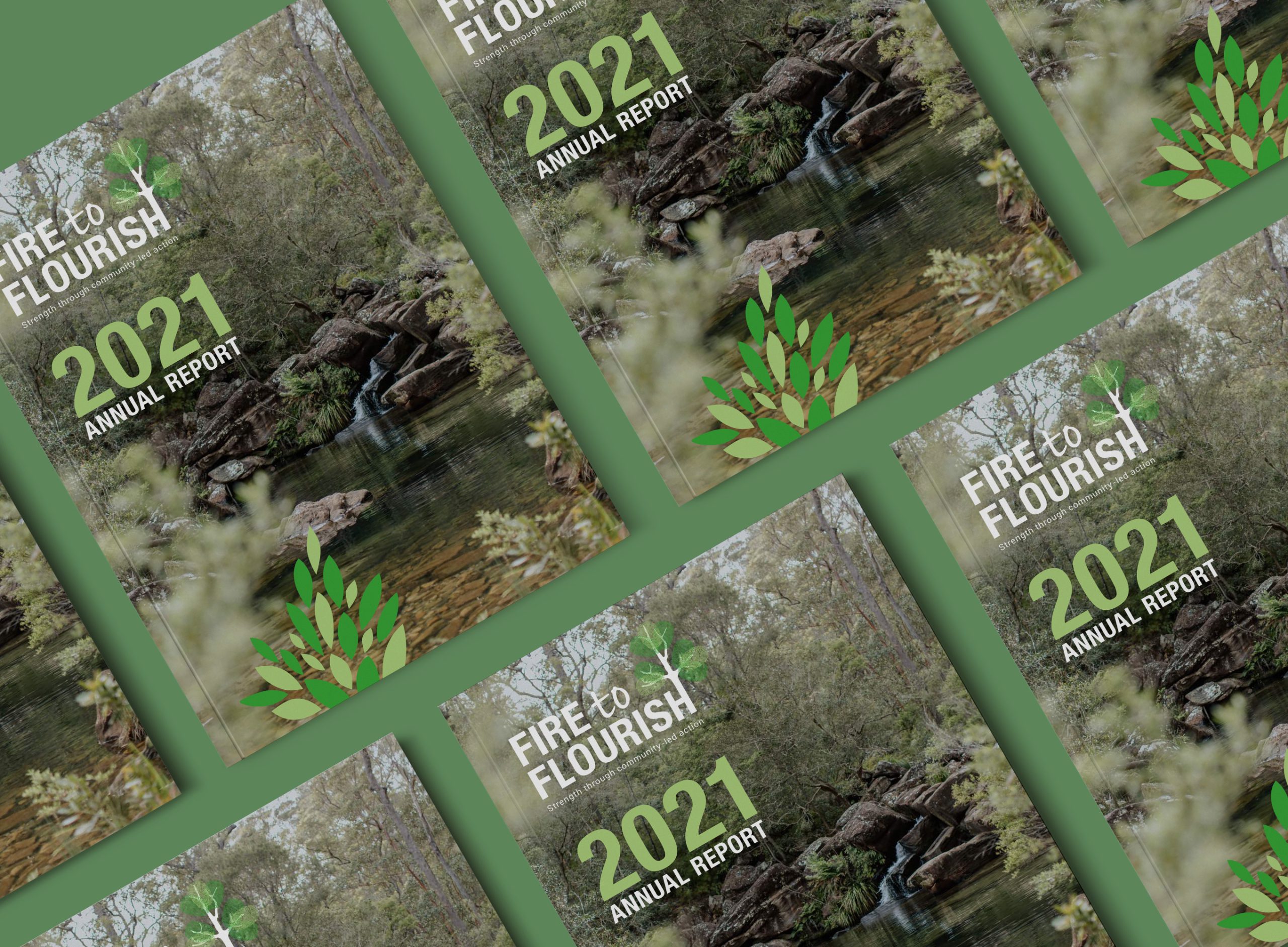 Image of the fire to flourish 2021 annual report