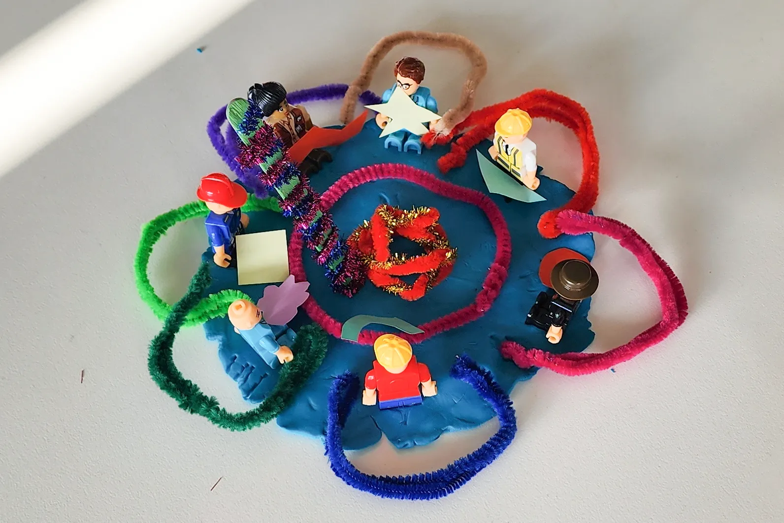Co-designers bringing service experience elements to life